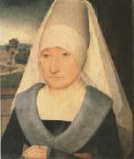 Hans Memling Portrait of an Old Woman (mk05) oil painting reproduction
